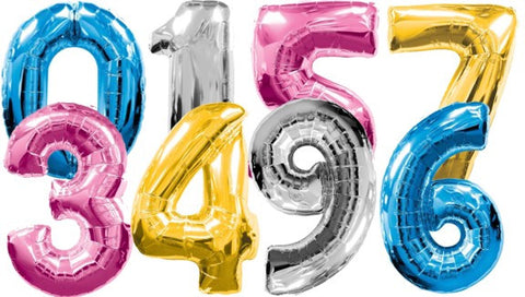 Foil Balloons - Large Numbers