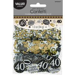 Confetti - Birthday - Gold Sparkling - Ages 18-100