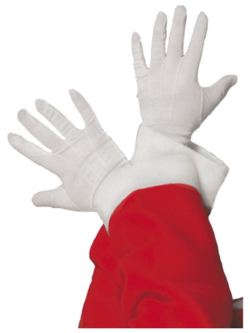 Gloves - Santa - White