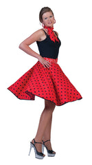 50's Rock 'N' Roll Skirt - Assorted Colours