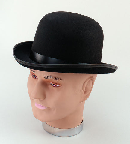 Bowler Hat - Felt - Black