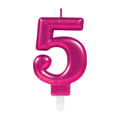 Candle - Numbers 0 - 9 - Pink