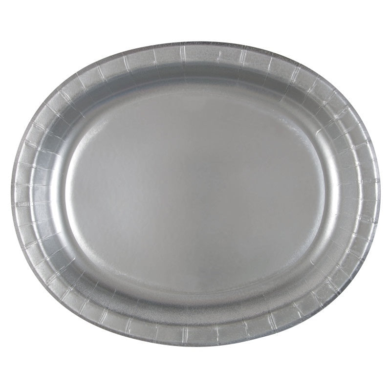 Plates - Oval - Silver