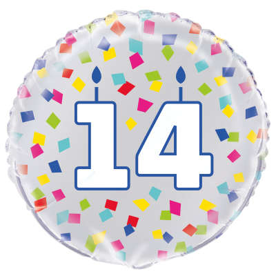 Foil Balloon - 18" - Age 14