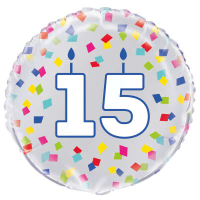 Foil Balloon - 18" - Age 15