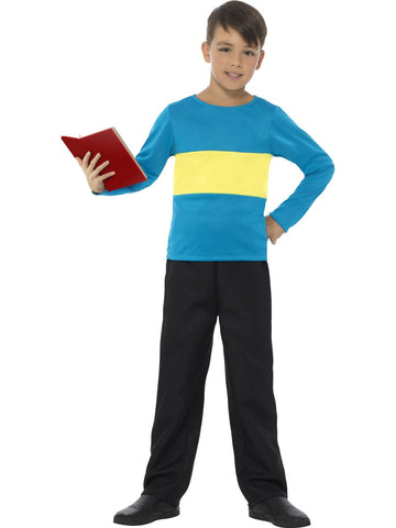 Jumper - Blue with Yellow Stripe - Childs