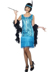 Flapper Funtime Costume - Pink/Blue