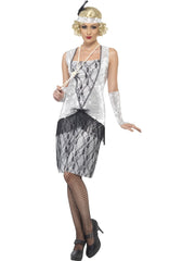 Flapper Costume - Silver