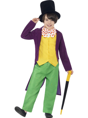 Roald Dahl Willy Wonka Costume - Childs