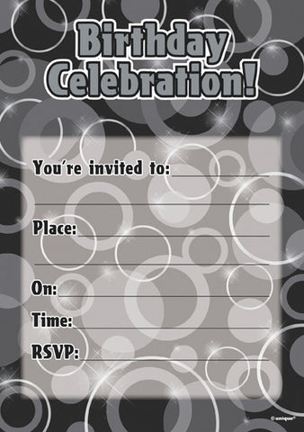 Glitz Birthday Invitations