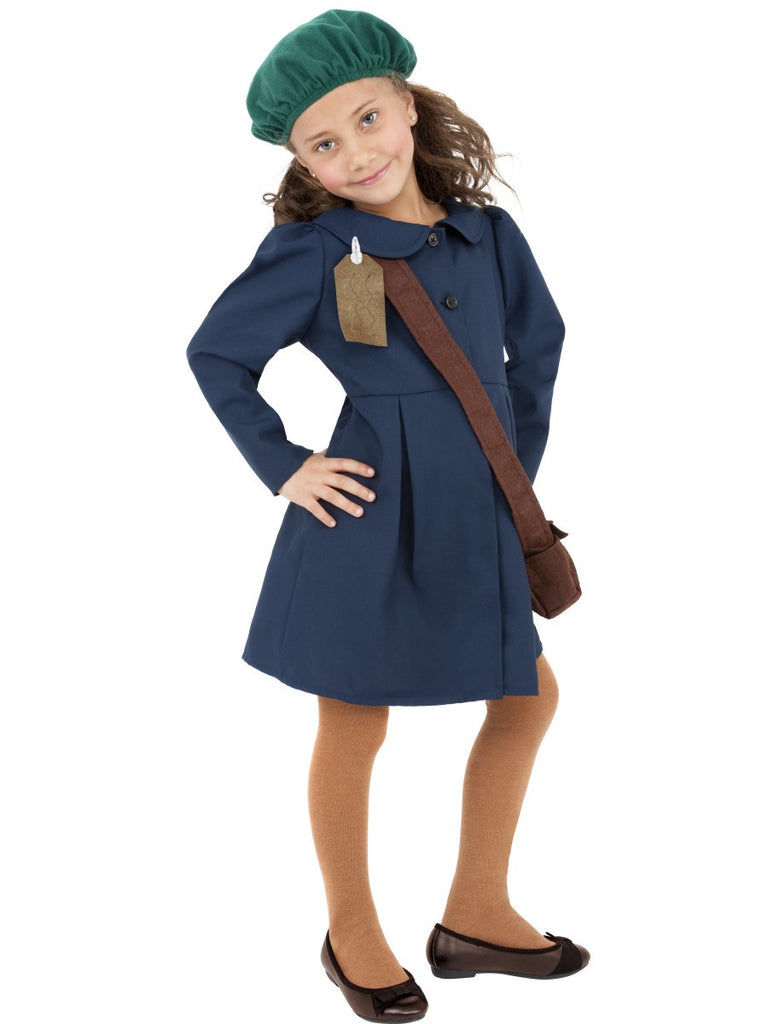 World War 2 Evacuee Girl Costume - Childs