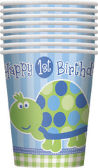 First Birthday Turtle - Cups