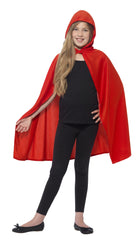 Cape - Hooded - Red - Childs