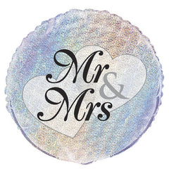 Foil Balloon - 18" - Mr & Mrs