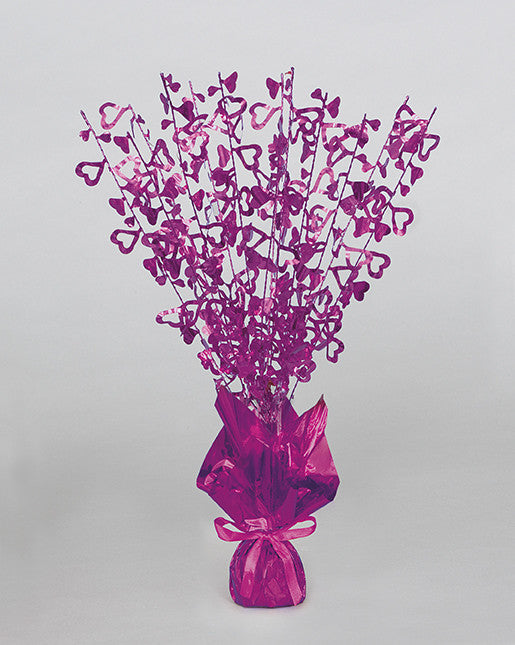 Glitz Centrepiece - Hearts - Pink