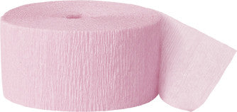 Crepe Streamer - Pastel Pink