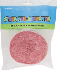 Crepe Streamer - Pastel Pink