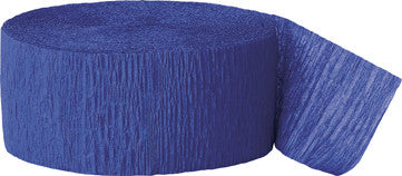 Crepe Streamer - Royal Blue