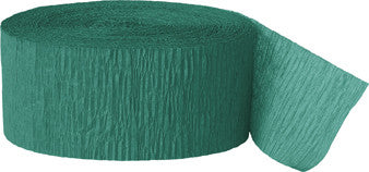 Crepe Streamer - Emerald Green