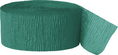 Crepe Streamer - Emerald Green