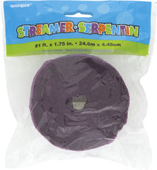 Crepe Streamer - Purple