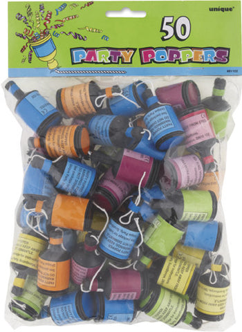 Party Poppers - 50