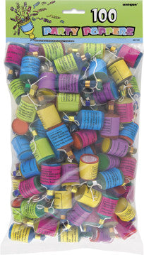 Party Poppers - 100