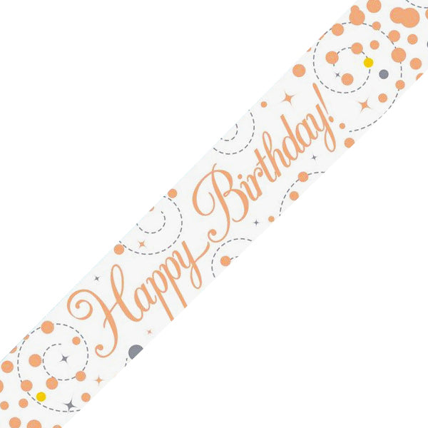 Banner - Birthday - Rose Gold