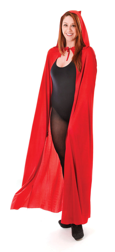 Cape - Hooded - Red - Unisex