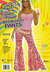 Trousers - Flower Power Bell Bottom