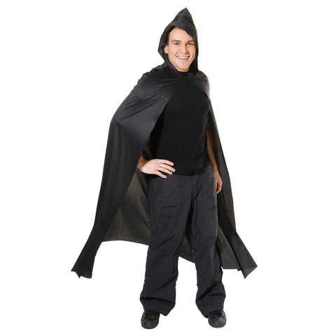 Cape - Hooded - Black - Unisex