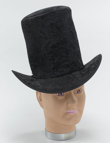 Top Hat - Black - Velvet - Adult