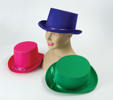 Top Hat - Satin - Assorted Colours