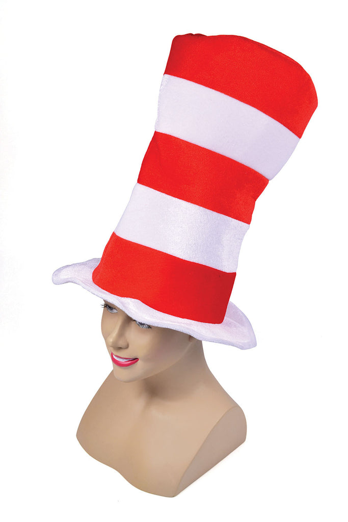 Top Hat - Red/White Striped