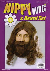 Hippy / Jesus Wig & Beard Set