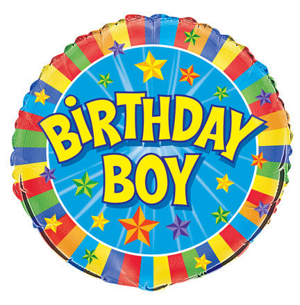 Foil Balloon - 18" - Birthday Boy