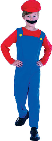 Plumber Boy Costume - Childs