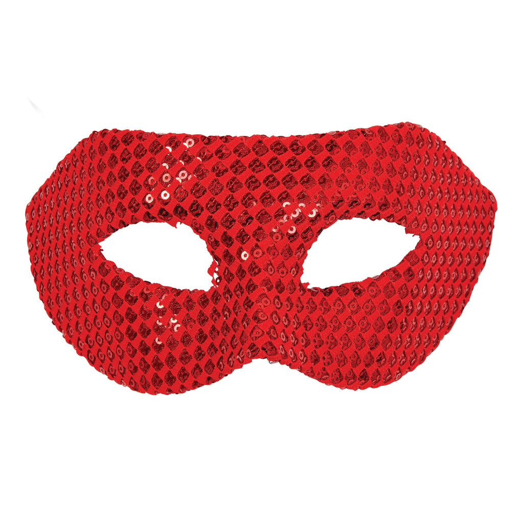 Eyemask - Sequin - Red