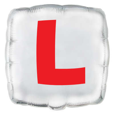 Foil balloon - 18" - L Plate