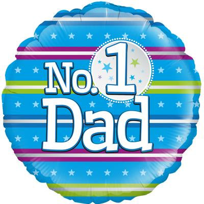 Foil Balloon - 18" - No.1 Dad