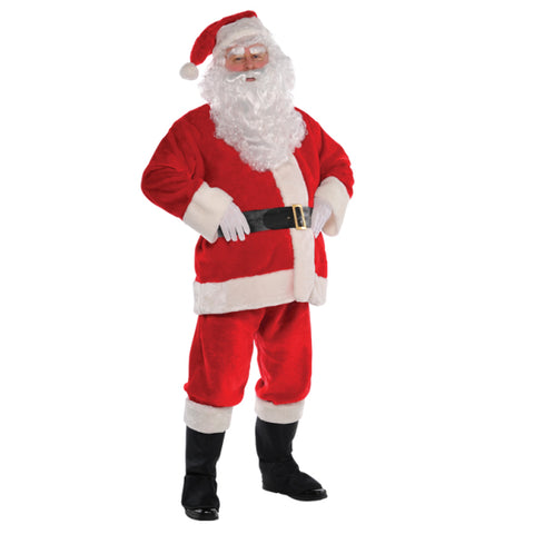 Santa Suit Costume - Plush