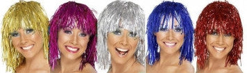 Tinsel Wig - Assorted Colours