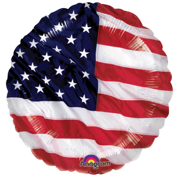 Foil Balloon - 17" - USA Flag