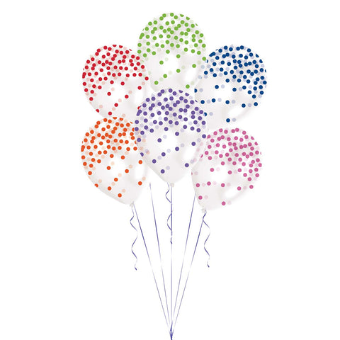 Latex Balloons - Confetti - Assorted