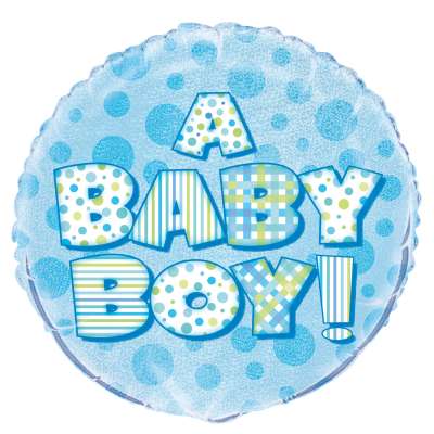 Foil Balloon - 18" - A Baby Boy!
