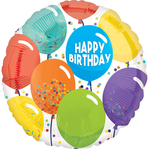 Foil Balloon - 17" - Birthday