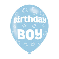 Latex Balloons - Birthday Boy