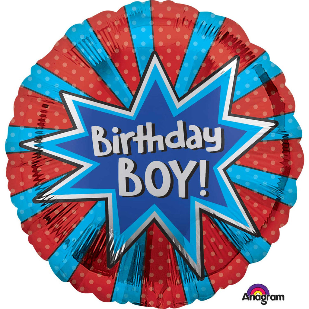 Foil Balloon - 17" - Birthday Boy