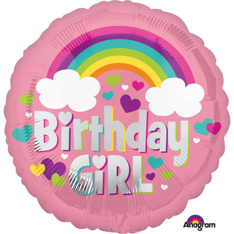 Foil Balloon - 17" - Birthday Girl