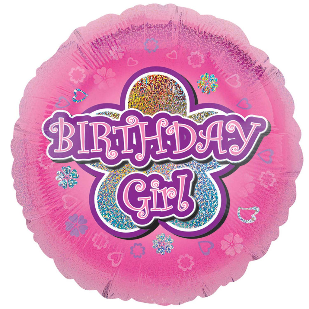 Foil Balloon - 18" - Birthday Girl